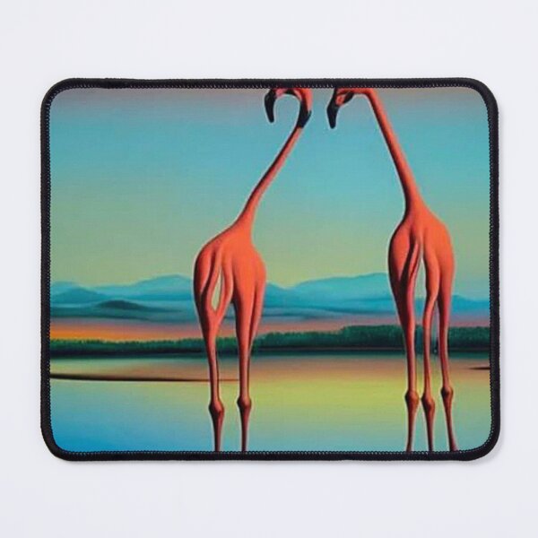 Item preview, Flamingos merging with Giraffes designed and sold by George Hutton Hunter.