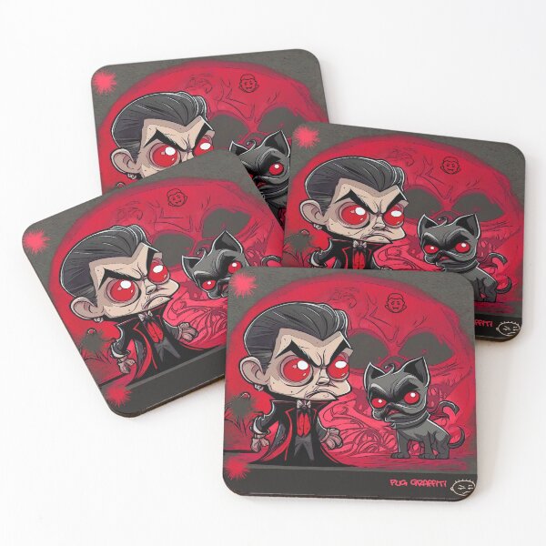 Item preview, Pug and Dracula Graffiti Art 8 designed and sold by RedBluffTraders.