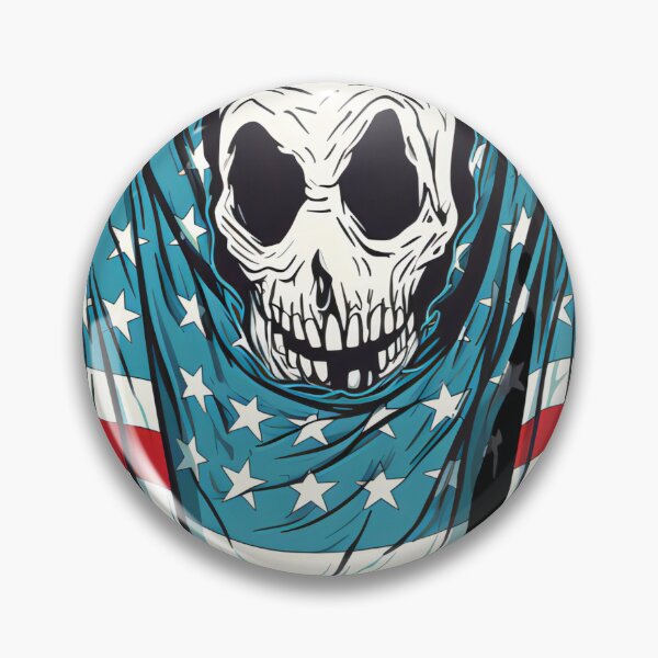 Item preview, The Fiend Misterious Dark with Flag of the United States designed and sold by EnigmaStitcher.