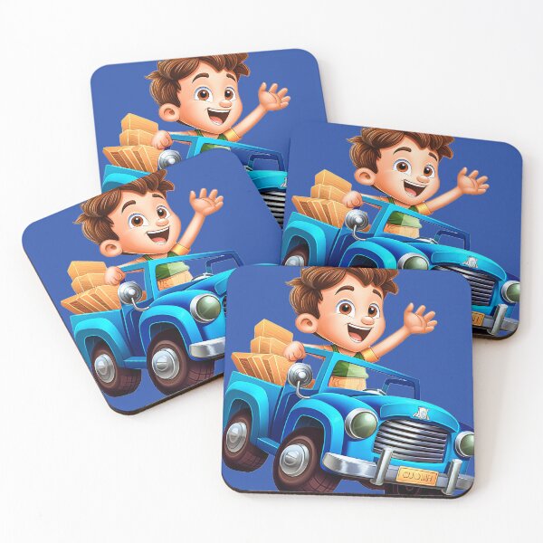 Item preview, Boy with toy truck designed and sold by SteadyRolling.