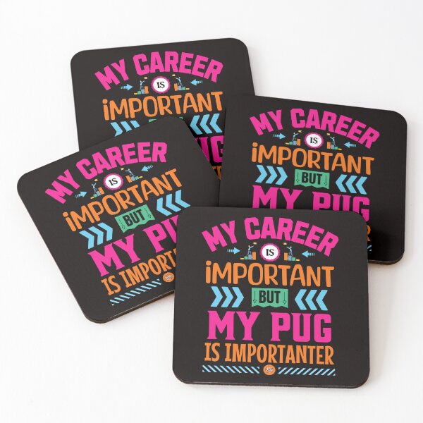 Item preview, Pug Dog Slogan designed and sold by Wolfheartart.