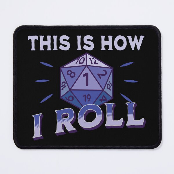 Item preview, This is how I roll 1 - Natural One, RPG Critical Miss designed and sold by Zanda-Nerd-Shop.