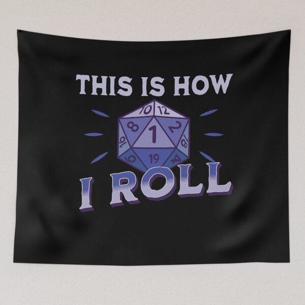 Item preview, This is how I roll 1 - Natural One, RPG Critical Miss designed and sold by Zanda-Nerd-Shop.