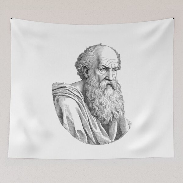 Item preview, Portrait of Diogenes designed and sold by NTGUILTY.