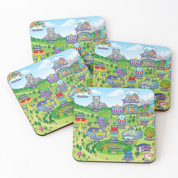 Item preview, webkinz map of kinzville designed and sold by zozomaxine.