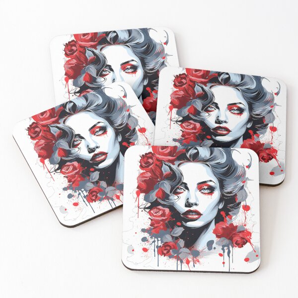 Item preview, Crimson Courage designed and sold by CanvaSplash.