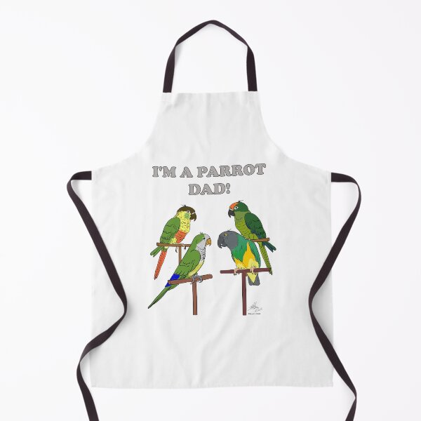 Item preview, Parrot Dad - Peach Front, Green Cheek, Qaker, Senegal designed and sold by Laughing Parrot Studio.