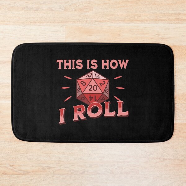 Item preview, This is how I roll 20 - Natural 20, RPG Critical Hit designed and sold by Zanda-Nerd-Shop.