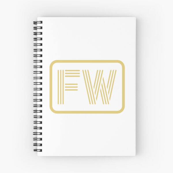 Item preview, FW Initials Gold Geometric Letters designed and sold by Jeallan Designs.