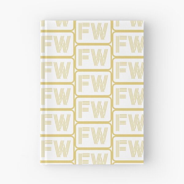 Item preview, FW Initials Gold Geometric Letters designed and sold by Jeallan Designs.