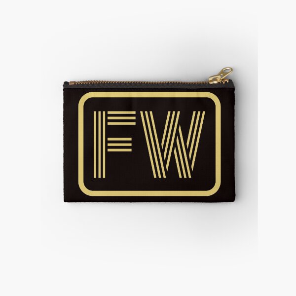 Item preview, FW Initials Gold Geometric Letters designed and sold by Jeallan Designs.