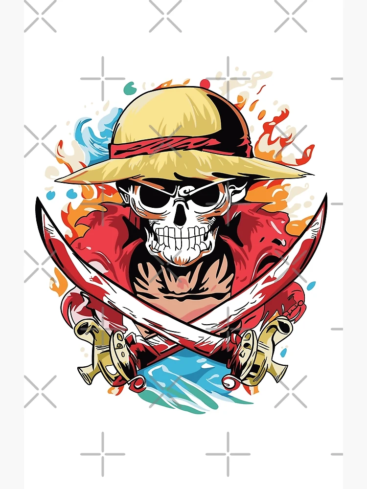 Anime ONE PIECE Monkey D. Luffy Portgas · D · Ace Mil Boné