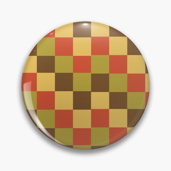 Item preview, Checkerboard Pattern,Brown, Green, Red And Yellow Colors designed and sold by Designfs.