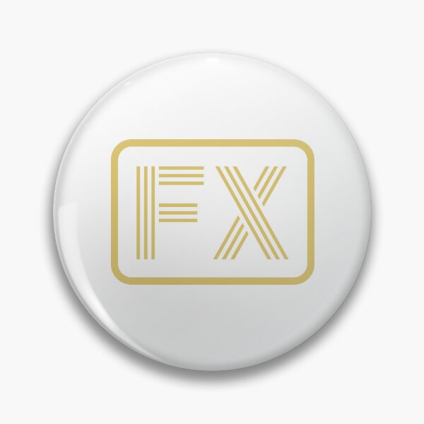 Artikelvorschau, FX-Initialen goldene geometrische Buchstaben entworfen und verkauft von Jeallan Designs.