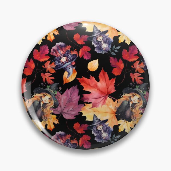 Aperçu de l'œuvre Joli motif aquarelle d'Halloween créée et vendue par DafraDesign.