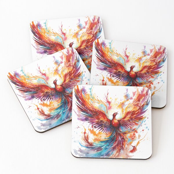 Item preview, Watercolour Mighty Phoenix  designed and sold by Nioon.