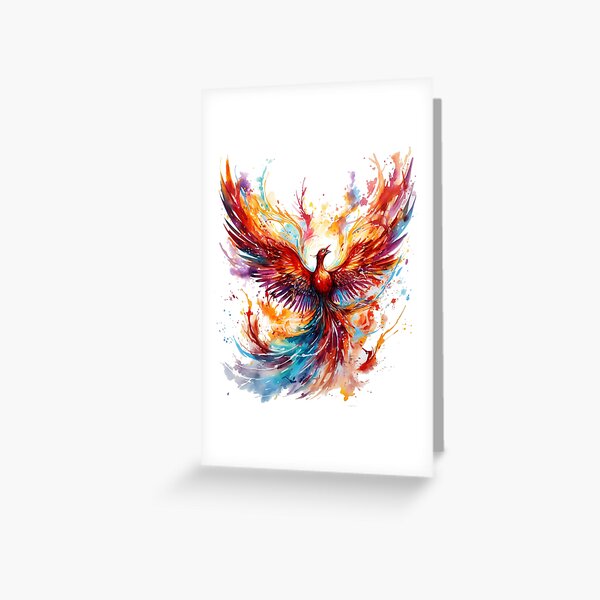 Item preview, Watercolour Mighty Phoenix  designed and sold by Nioon.