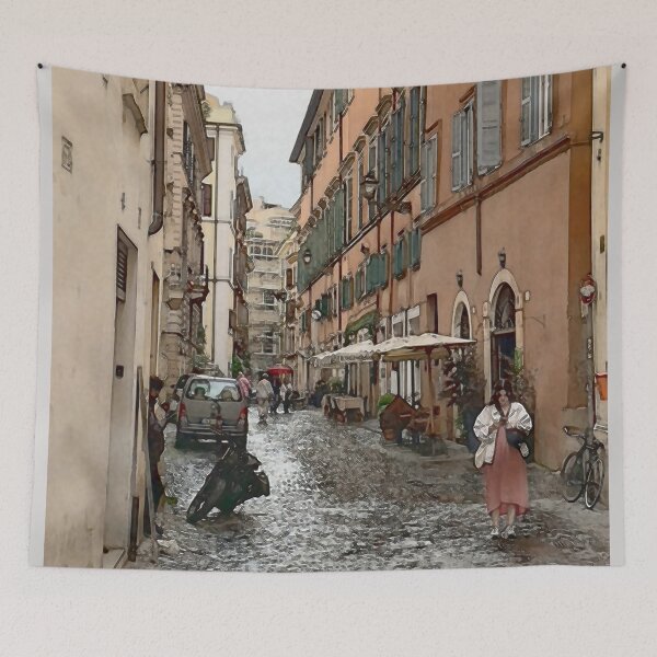 Item preview, Small Italian Sidewalk Cafe designed and sold by KirtTisdale.