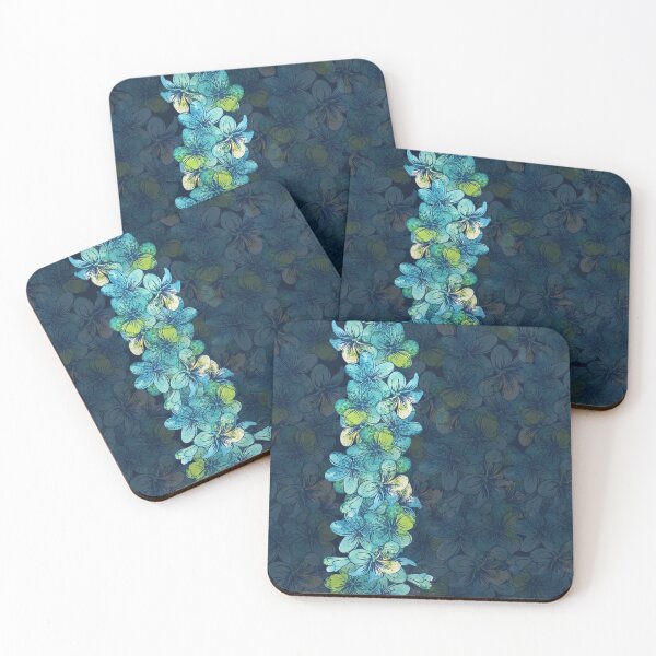 Item preview, Hawaiian Watercolor Plumeria Cluster designed and sold by J Marielle Designs.