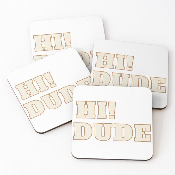 Item preview, Hi dude T-shirt and sticker  designed and sold by Sunnyart-corner.