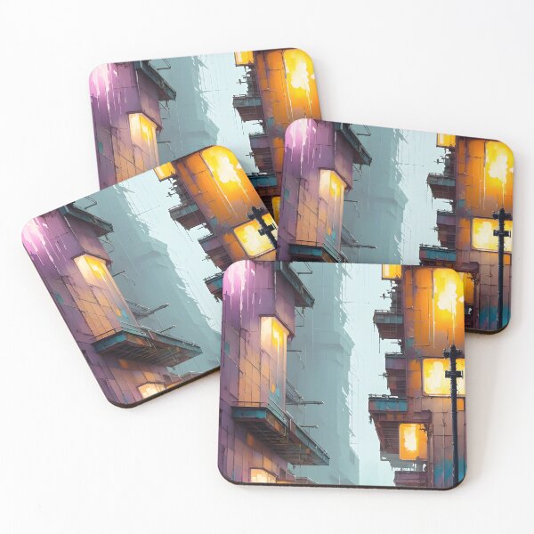 Item preview, cyberpunk pastel oil painting designed and sold by defpoint.