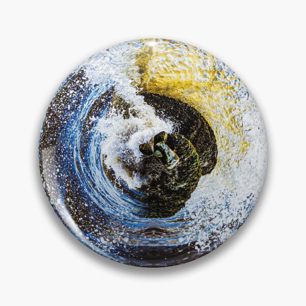 Item preview, Tiny planet waves on rock pools designed and sold by Anthony Hiorns.