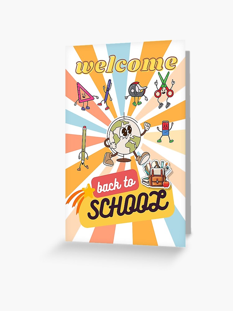 Welcome Back To School Crafts Student Gift Unique Design Theme