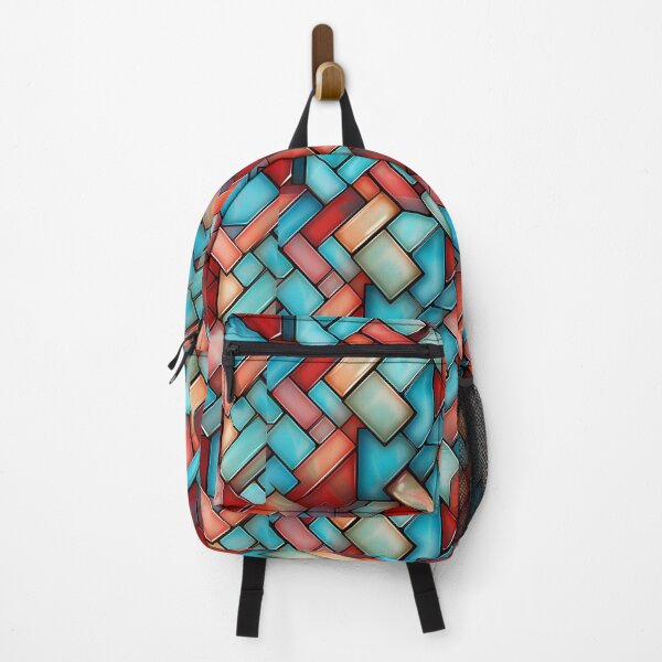 Item preview, Colorful Glass Tile Pattern designed and sold by ArtbyAiGallery.