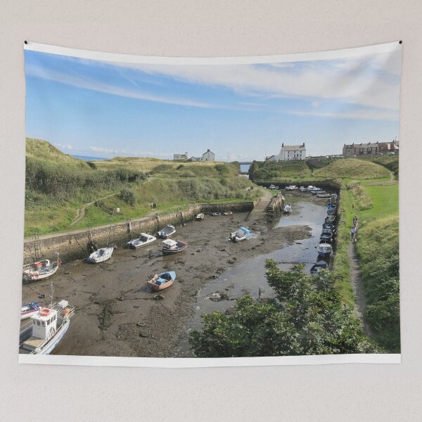 Item preview, Seaton Sluice Harbour at Low Tide designed and sold by Violaman.
