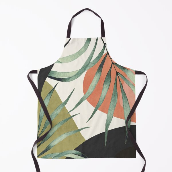 Item preview, Modern Abstract Art Tropical Leaves 6 designed and sold by ThingDesign.