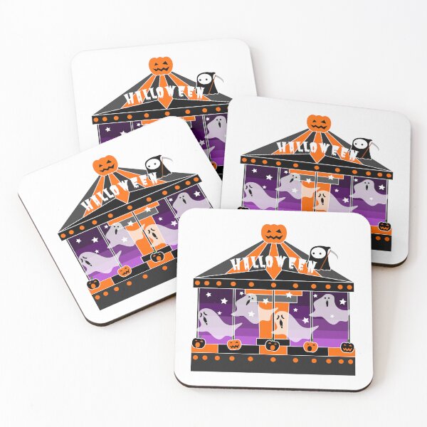 Item preview, Halloween Spooky with The Death : Haunted Carousel designed and sold by Penpaka.