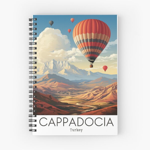 Item preview, A Vintage Travel Illustration of the Cappadocia - Turkey designed and sold by GoodOldVintage.