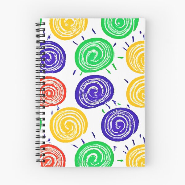 Item preview,  Colorful Abstract Pattern Design with Spirals designed and sold by Health And Fitness Posts e-Store.
