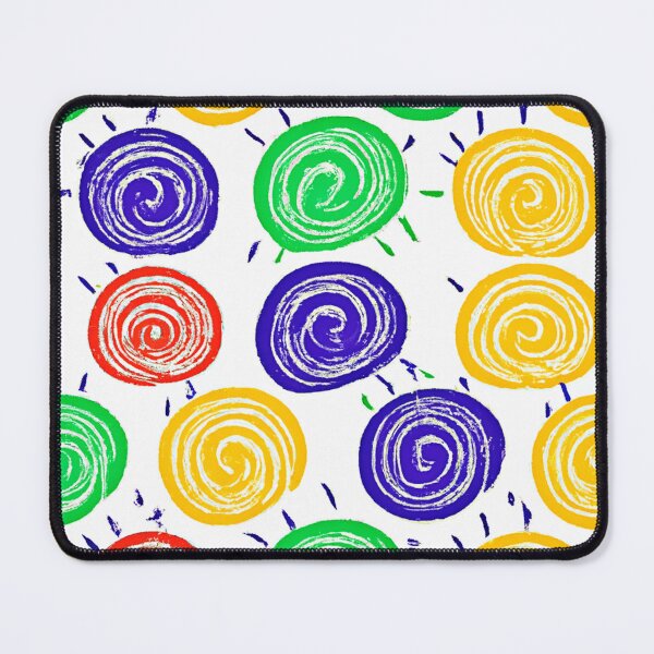 Item preview,  Colorful Abstract Pattern Design with Spirals designed and sold by Health And Fitness Posts e-Store.