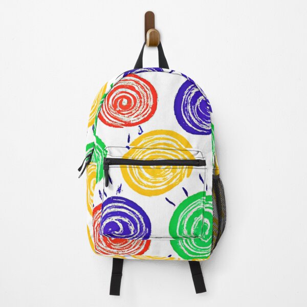 Item preview, Colorful Abstract Pattern Design with Spirals designed and sold by Health And Fitness Posts e-Store.