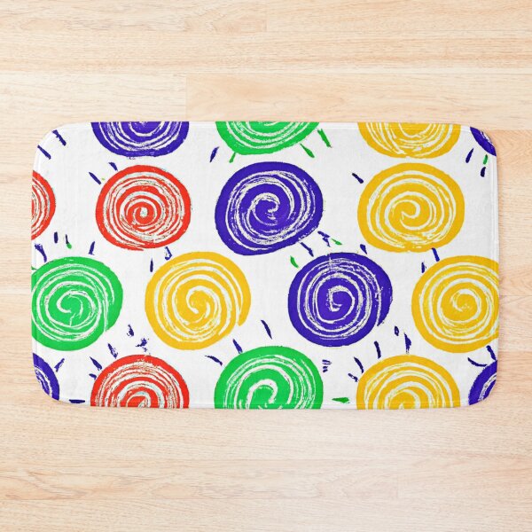 Item preview,  Colorful Abstract Pattern Design with Spirals designed and sold by Health And Fitness Posts e-Store.