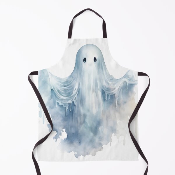 Item preview, Cute Ghostly Charm: Halloween Spirit Painting designed and sold by Rivanes.
