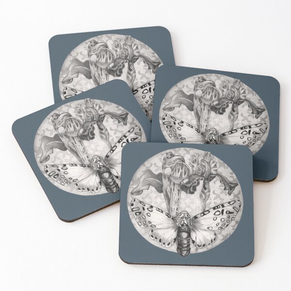 Item preview, Flowers and giant leopard moth designed and sold by KnowingWonder.