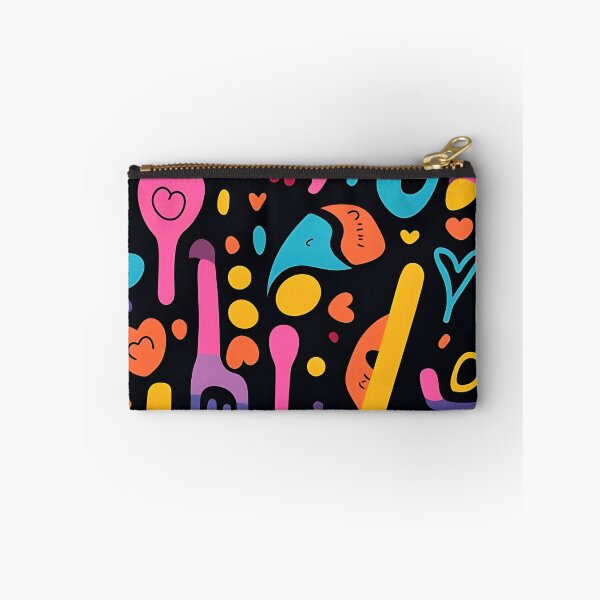 Item preview, Vivid Constellation: Multicolored Objects on Black designed and sold by ArrangedDesigns.