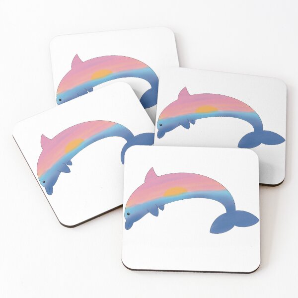 Item preview, Sunset Dolphin designed and sold by KawaiiCryptid.
