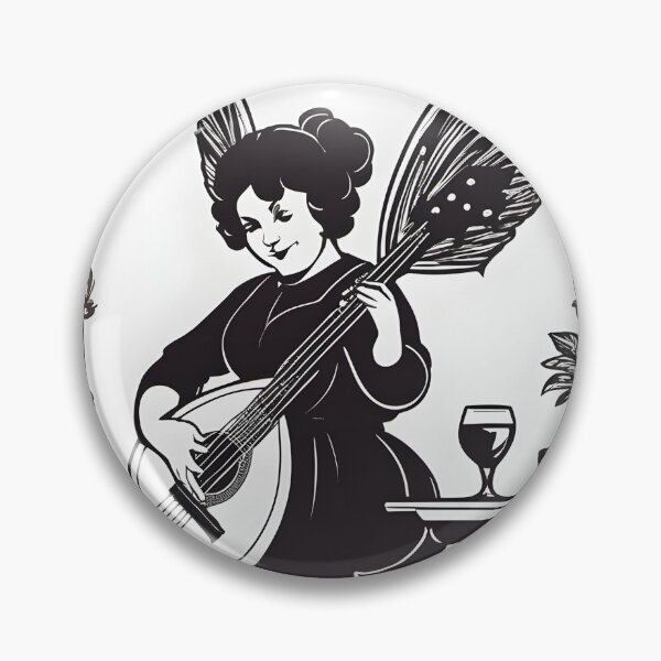 Item preview, Fairy Bard Playing Lute - Charisma Max designed and sold by DiceyThreads.