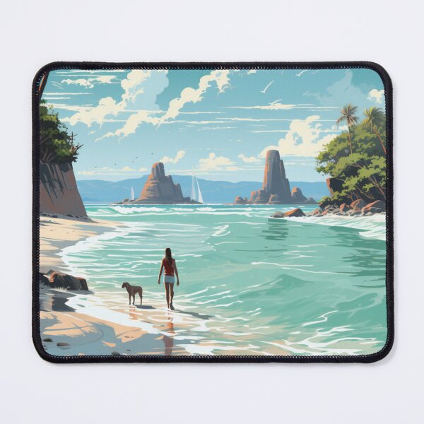 Item preview, A Vintage Travel Illustration of the Republic of Maldives designed and sold by GoodOldVintage.