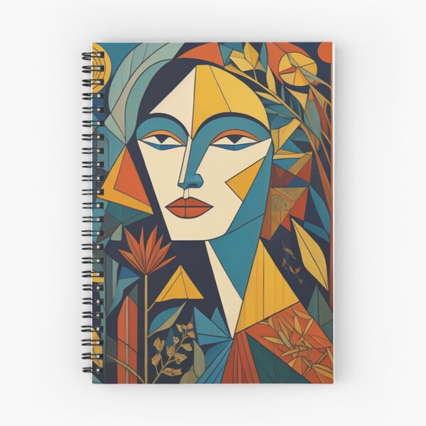 Item preview, Powerful abstract woman made of shapes designed and sold by AICreatorin.
