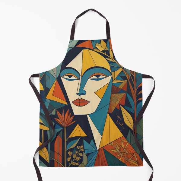 Item preview, Powerful abstract woman made of shapes designed and sold by AICreatorin.