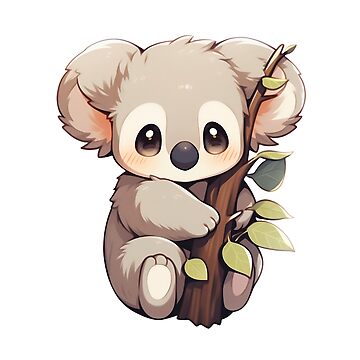 Cute Kawaii Baby Koala Bear Sticker for Sale by CozyKawaiiArt