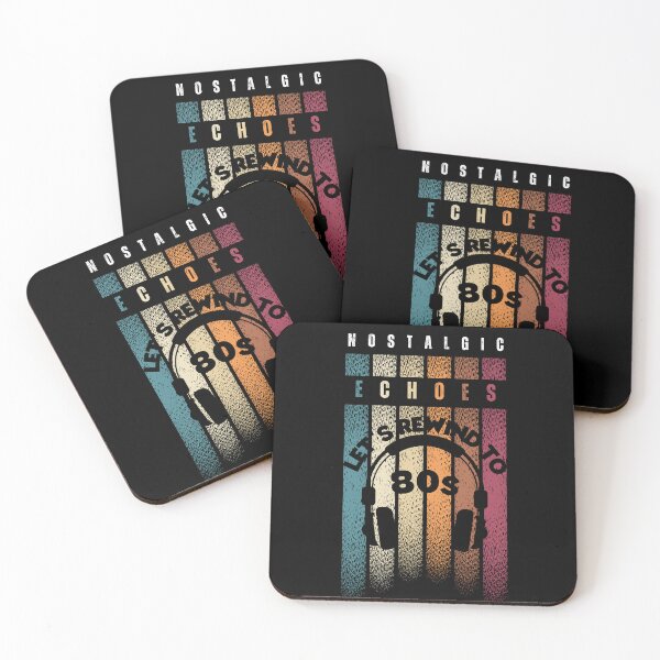 Item preview, Nostalgic Echoes - Let's rewind to 80s designed and sold by GediaPrints.