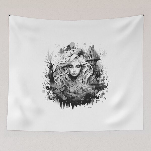Item preview, Witch Witch House Dark Gothic Halloween Fantasy designed and sold by Tomioka-Art.