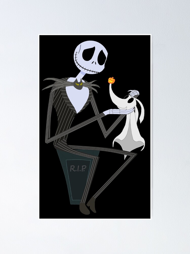 the nightmare before christmas jack petting and bonding with zero