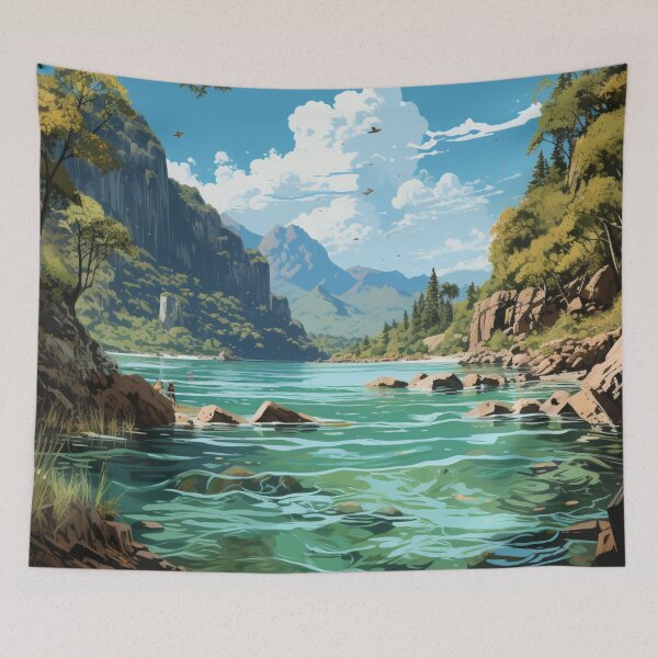 Item preview, A Vintage Travel Illustration of the Palawan - Philippines designed and sold by GoodOldVintage.