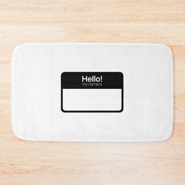 Item preview,  My Name Is Sticker Write On Me Name Tag designed and sold by by-oaz.